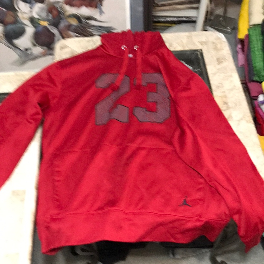 Red Jordan Men's Hoodie